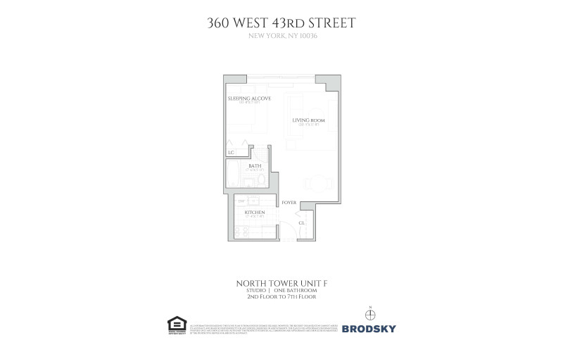 360 West 43rd Street - North - F - FLR 02-07