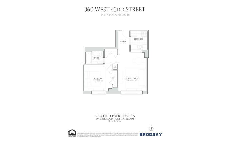 360 West 43rd Street - North - A - FLR 09