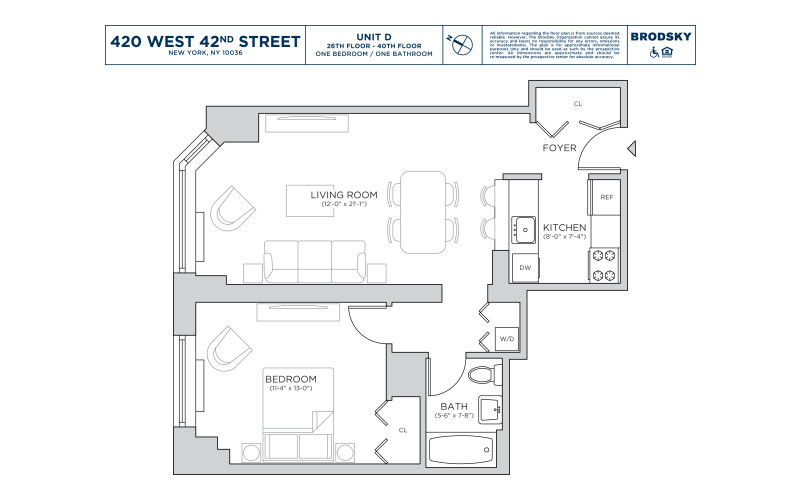 420 West 42nd Street - D -  FLR 26-40 - WD