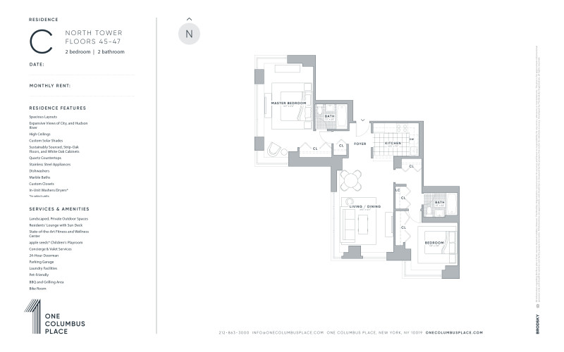 One Columbus Place - North - C - FLR 45-47