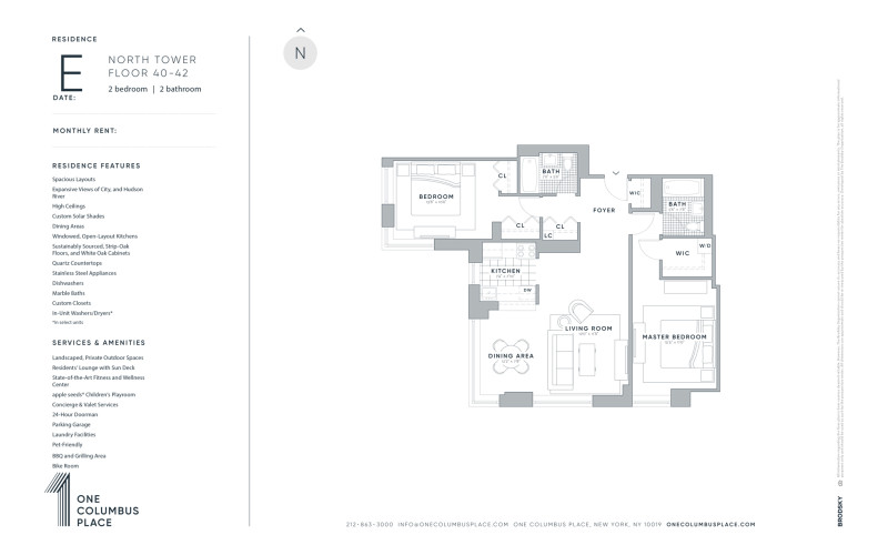 One Columbus Place - North - E - FLR 40-42