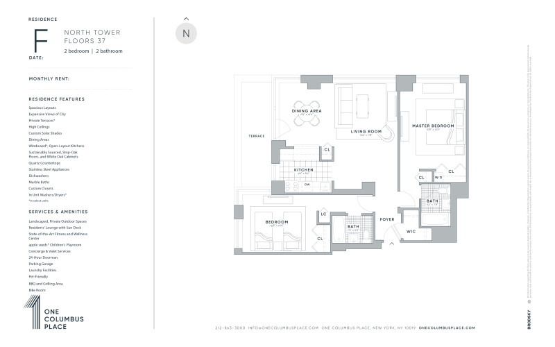 One Columbus Place - North - F - FLR 37
