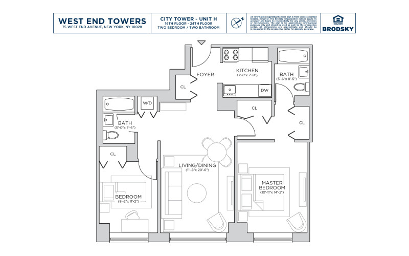 West End Towers - City - H - FLR 16-24 - WD