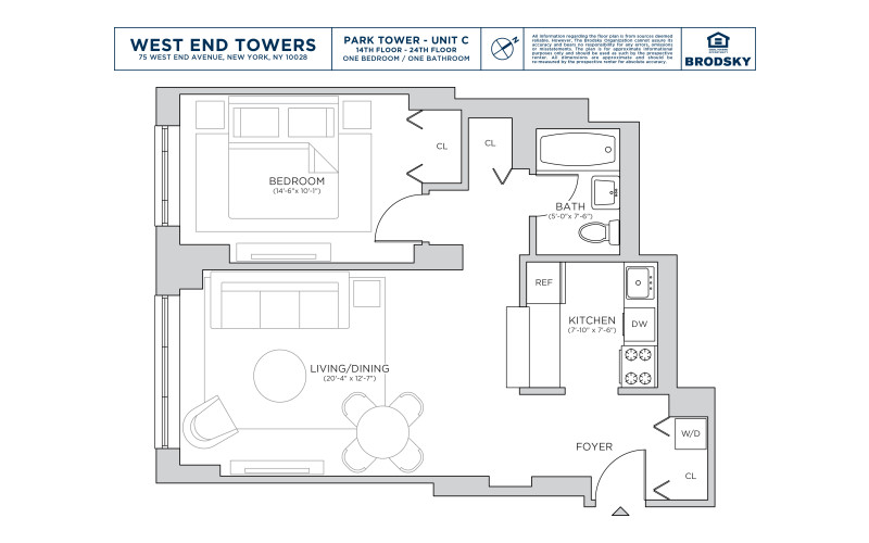 West End Towers - Park - C - FLR 16-24 - WD