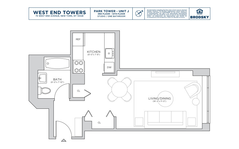 West End Towers - Park - J - FLR 03-14
