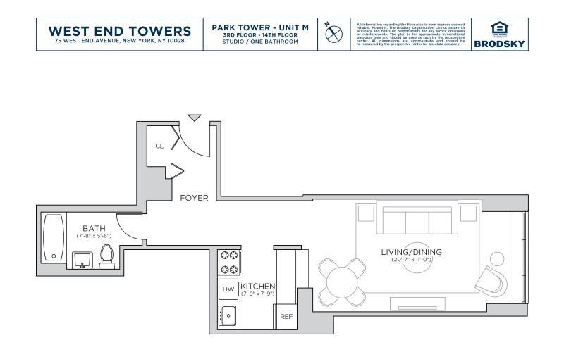 West End Towers - Park - M - FLR 03-14