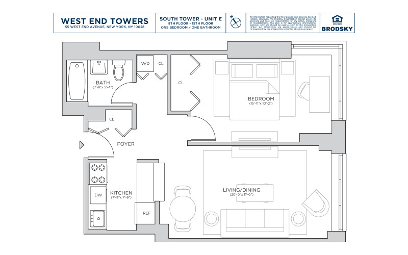 West End Towers - South - E - FLR 08-15 - WD