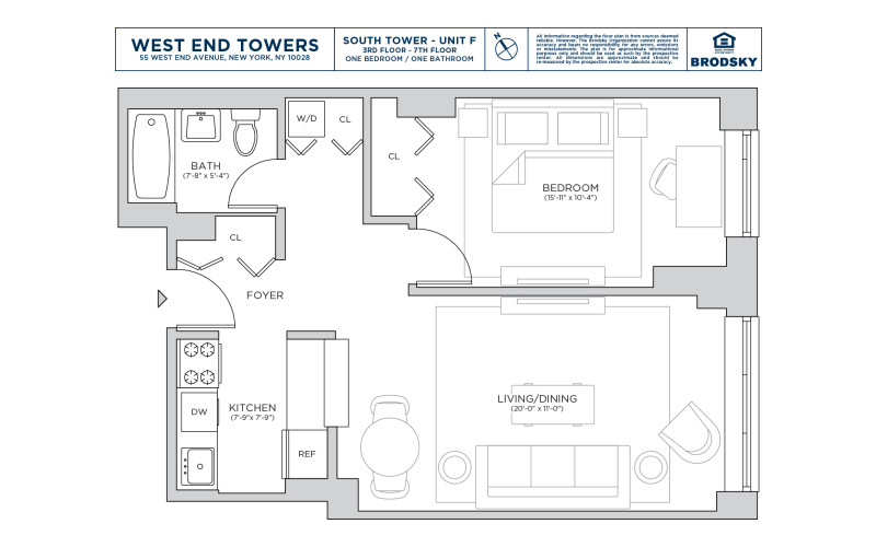 West End Towers - South - F - FLR 03-07 - WD