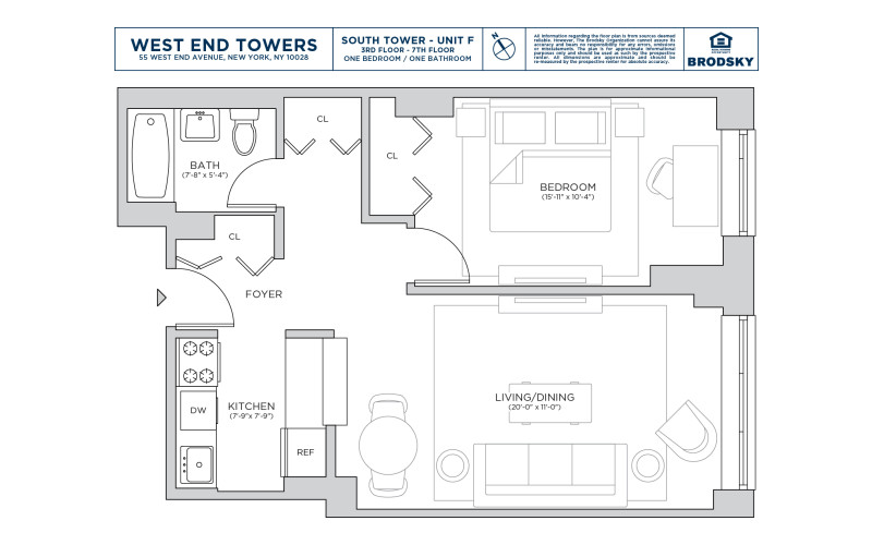 West End Towers - South - F - FLR 03-07