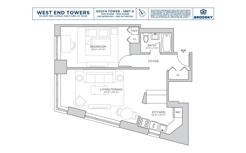 West End Towers - South - G - FLR 16-18 - WD