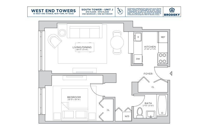 West End Towers - South - J - FLR 08-15 - WD