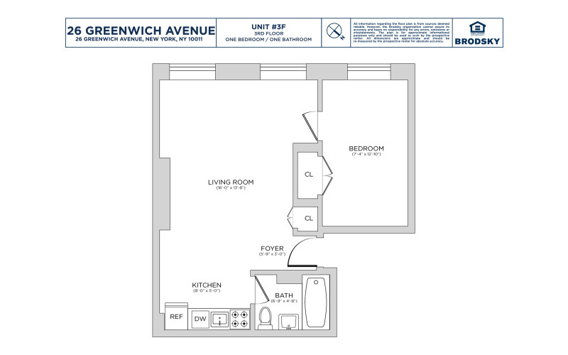 26 Greenwich Avenue - 3F