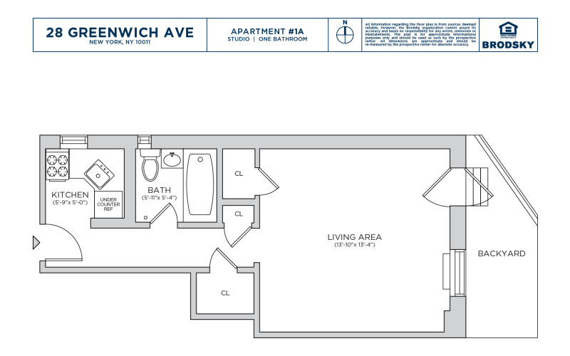 28 Greenwich Avenue - 1A Rear