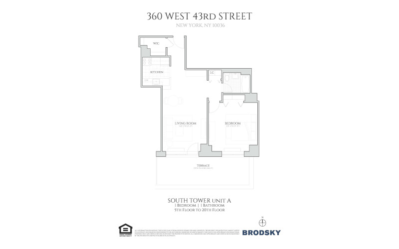 360 West 43rd Street - South - A - FLR 05-20