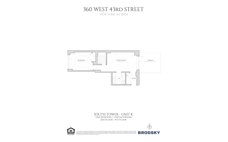 360 West 43rd Street - South - K - FLR 02-04
