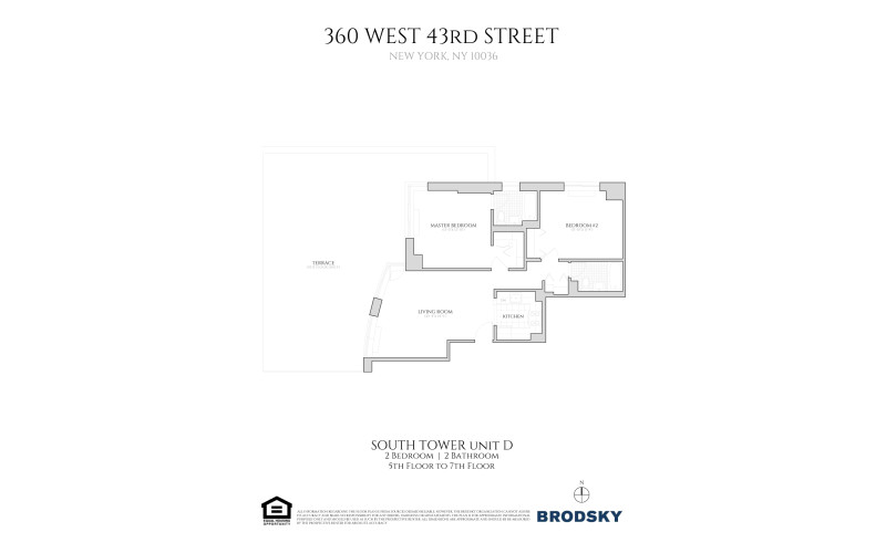 360 West 43rd Street - South - D - FLR 05-07
