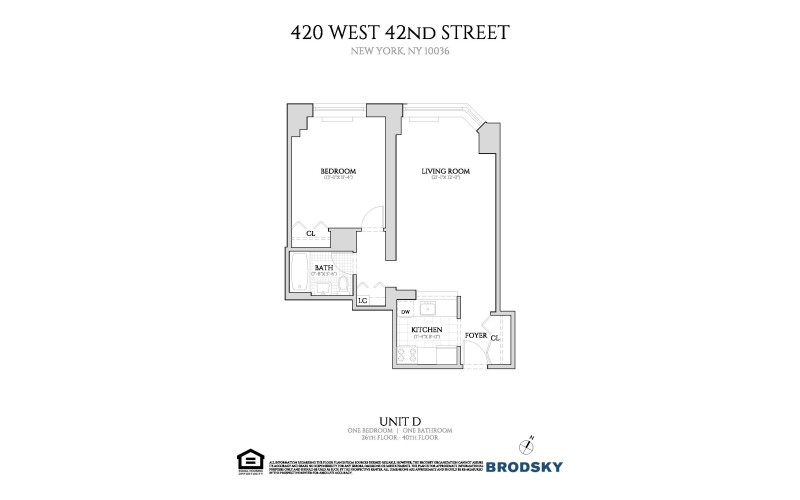 420 West 42nd Street - D -  FLR 26-40