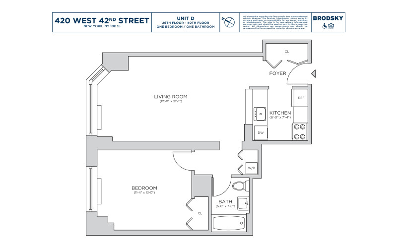 420 West 42nd Street - D -  FLR 26-40 - WD