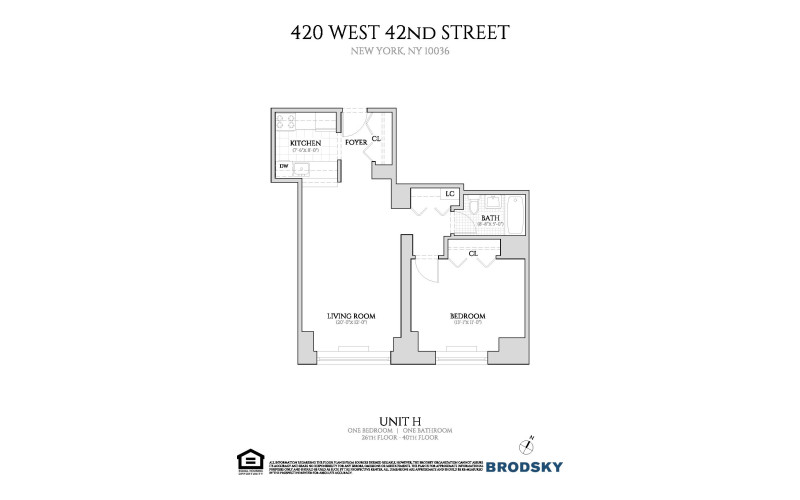420 West 42nd Street - H - FLR 26-40