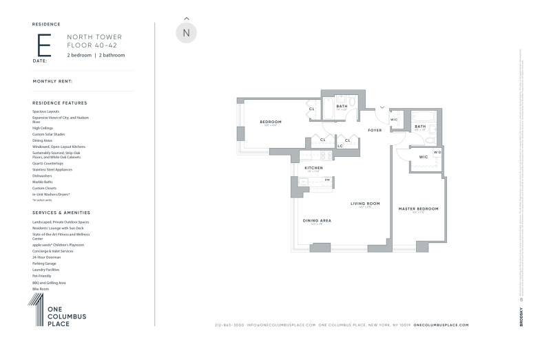 One Columbus Place - North - E - FLR 40-42