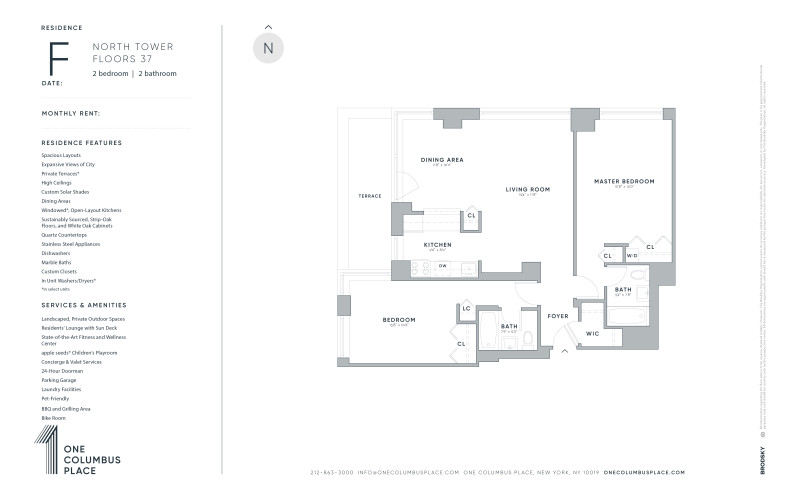 One Columbus Place - North - F - FLR 37