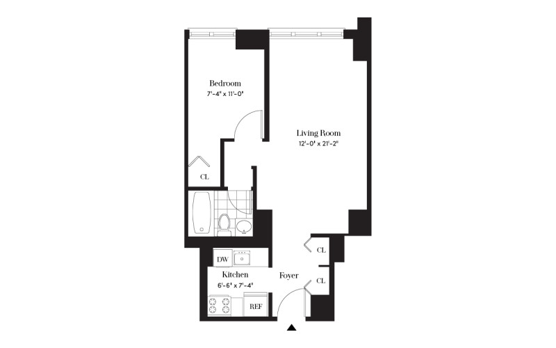 South Park Tower - G Line 10-44 (1BR)