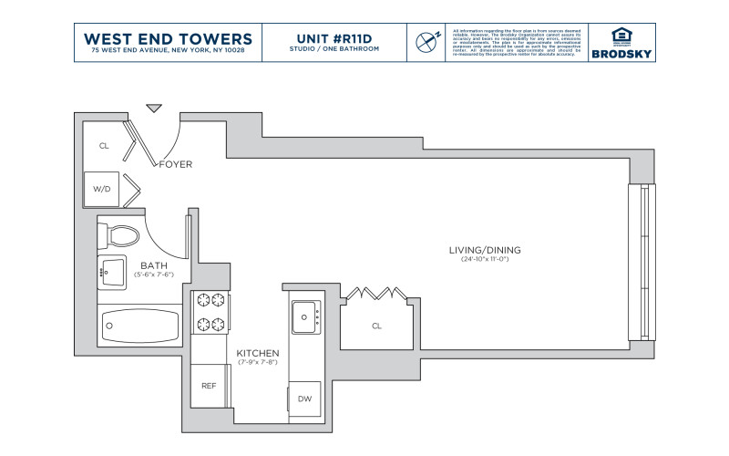 West End Towers - River - D - FLR 11 - WD