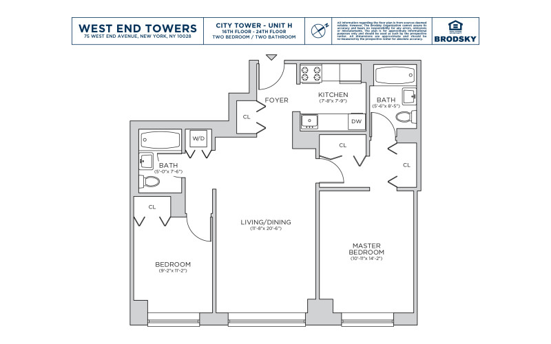 West End Towers - City - H - FLR 16-24 - WD