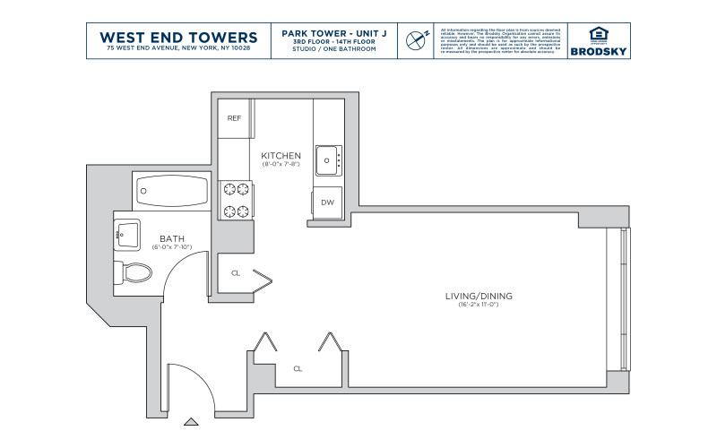 West End Towers - Park - J - FLR 03-14