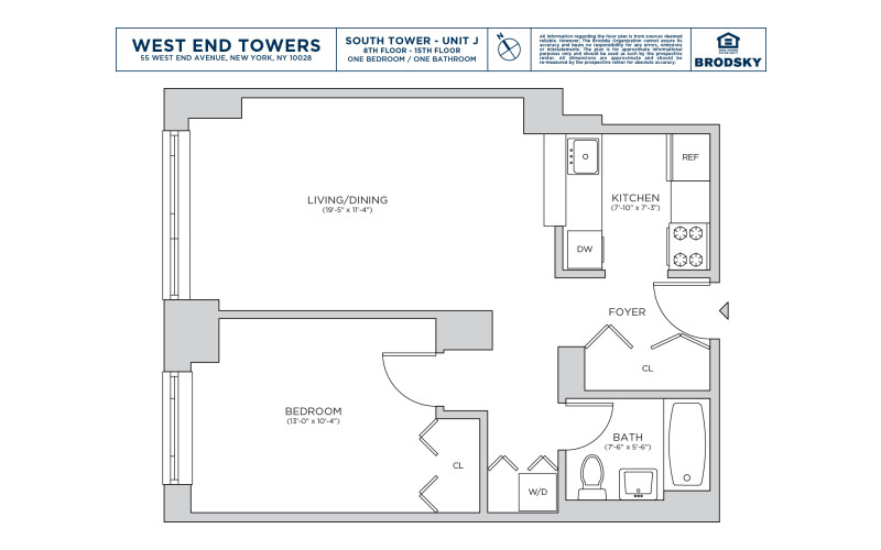 West End Towers - South - J - FLR 08-15 - WD