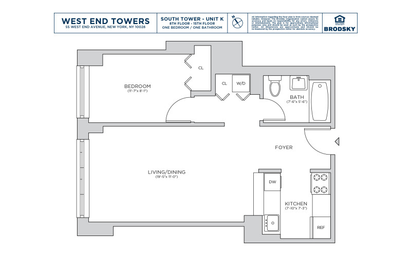 West End Towers - South - K - FLR 08-15 - WD